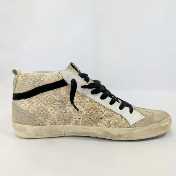 Golden Goose Midstar Private Edition LTD 01/276 Sneakers Snakeskin Womens Size - Picture 11 of 16